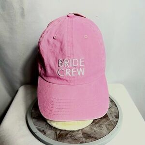 Bride Crew Pink Baseball Cap Bachelorette Party Hat Adjustable Hobby Lobby